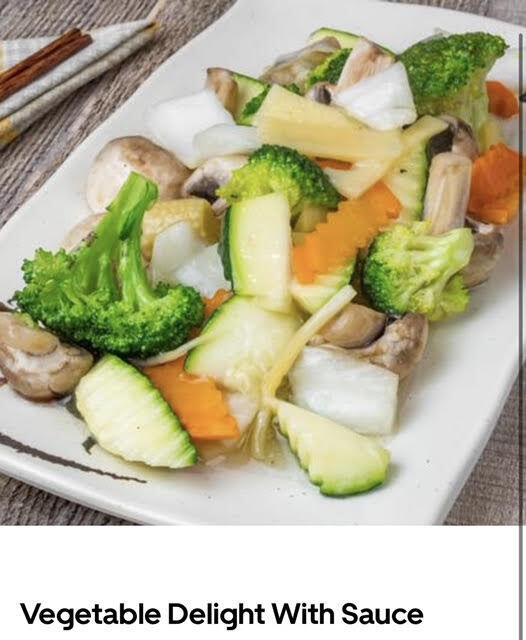 V2.Vegetable Delight With Sauce